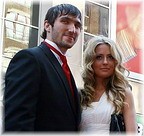 Alex Ovechkin on the red carpet at Thursday night's NHL Awards show... Who's that girl? &copy; www.examiner.com
